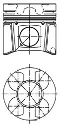 Piston - KOLBENSCHMIDT