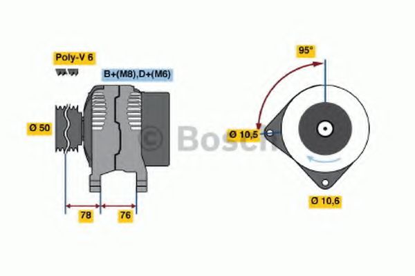 Alternator - BOSCH