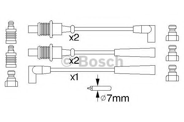 Kit cablu de aprindere - BOSCH