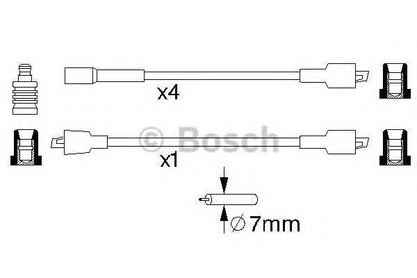 Kit cablu de aprindere - BOSCH