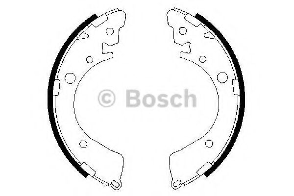 Set saboți de frână - BOSCH