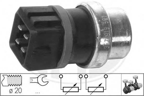 Senzor de temperatura lichidului de racire - ERA