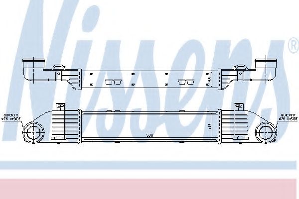 Intercooler - NISSENS