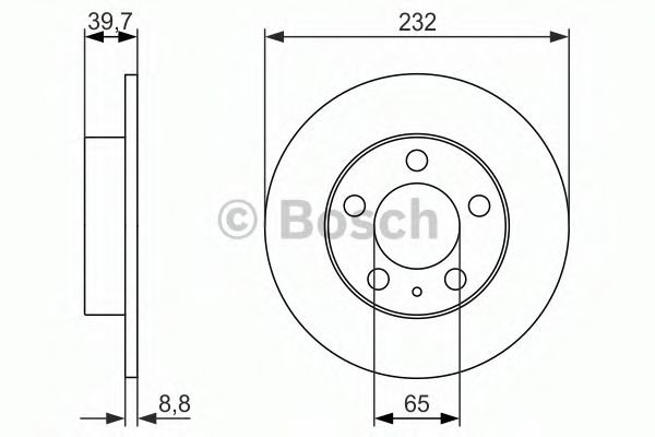 Disc de frana - BOSCH