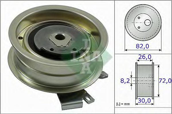 Fulie intinzator curea - INA