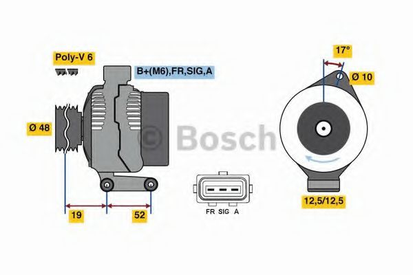 Alternator - BOSCH