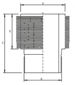 Manșon cilindric - GOETZE ENGINE