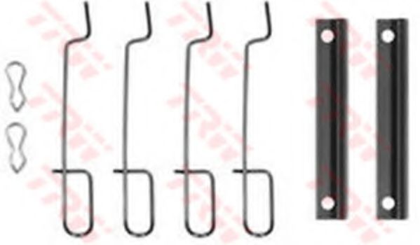 Set de accesorii plăcuțe de frână - TRW