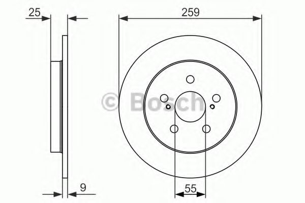 Disc de frana - BOSCH