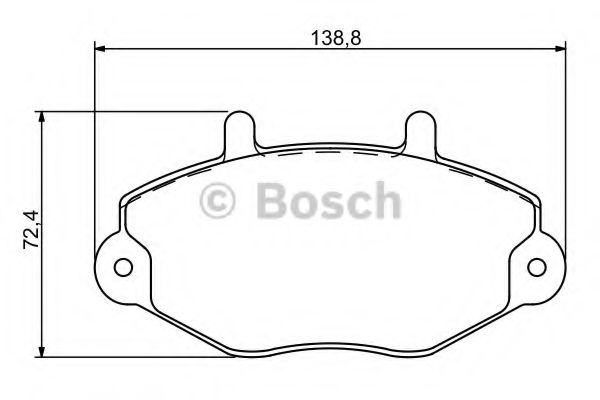 Placute de frana - BOSCH