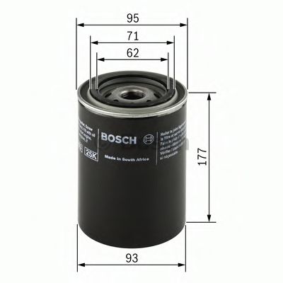 Filtru de ulei - BOSCH
