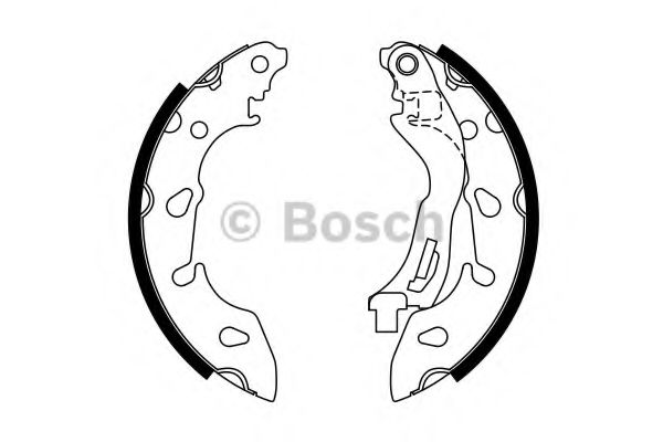 Set saboți de frână - BOSCH