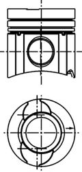 Piston - KOLBENSCHMIDT
