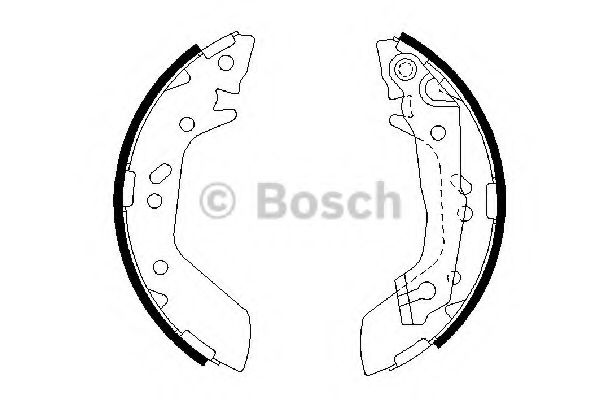 Set saboți de frână - BOSCH