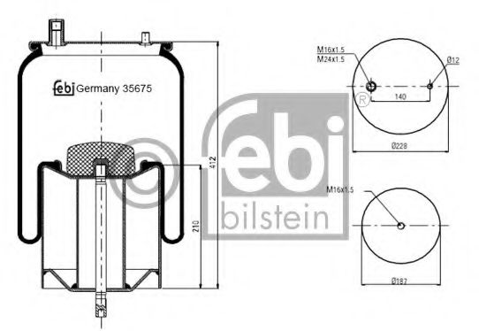 Suspensie pneumatică - FEBI BILSTEIN