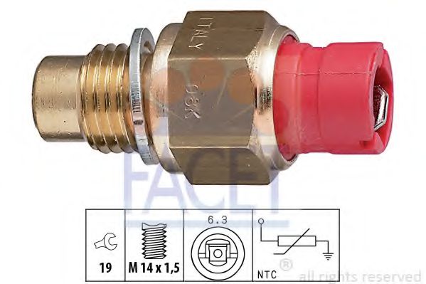 Senzor de temperatura ulei - FACET