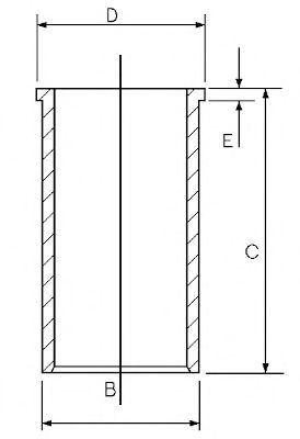 Manșon cilindric - GOETZE ENGINE