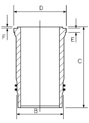 Manșon cilindric - GOETZE ENGINE