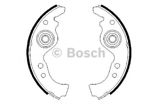 Set saboți de frână - BOSCH