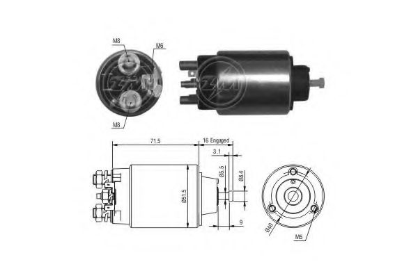 Comutator solenoid - ERA