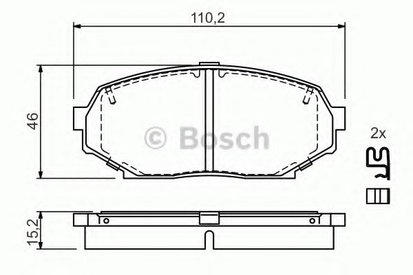 Placute de frana - BOSCH