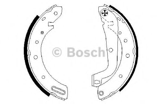 Set saboți de frână - BOSCH