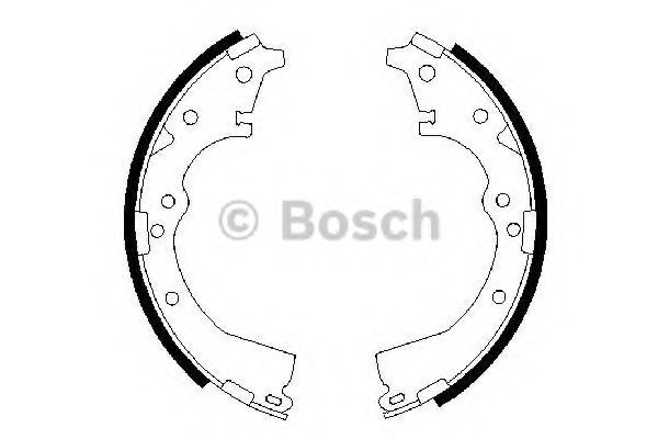 Set saboți de frână - BOSCH