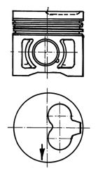 Piston - KOLBENSCHMIDT
