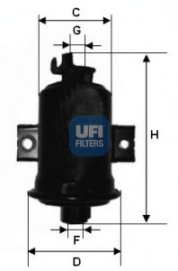 Filtru de combustibil - UFI