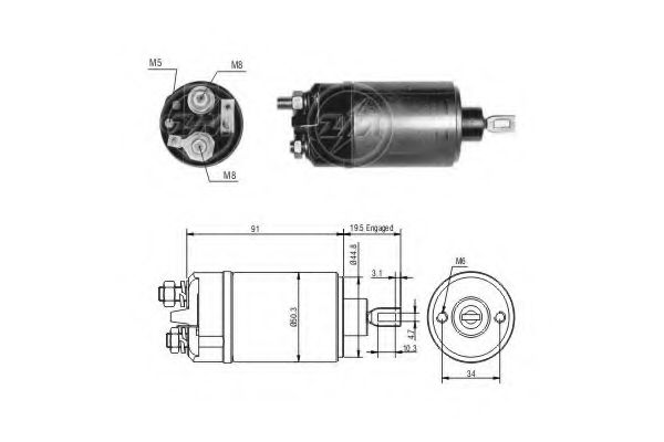 Comutator solenoid - ERA