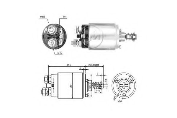 Comutator solenoid - ERA