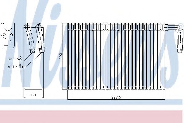 Evaporator aer contidionat - NISSENS