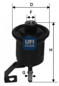 Filtru de combustibil - UFI