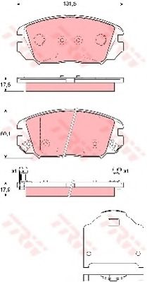 Placute de frana - TRW