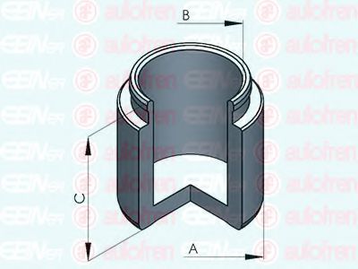 Piston etrier de frana - AUTOFREN SEINSA
