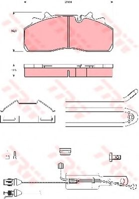 Placute de frana - TRW