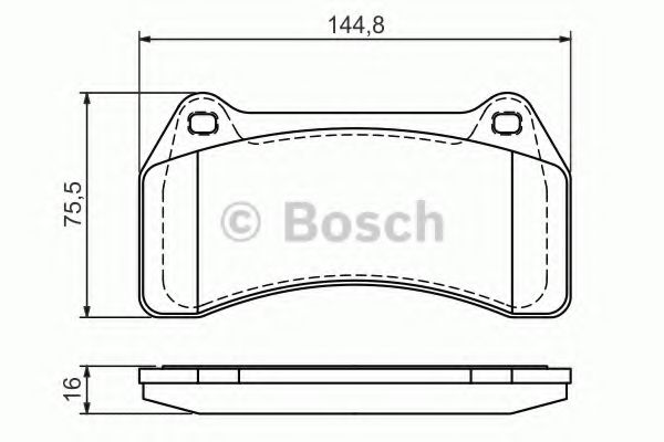 Placute de frana - BOSCH