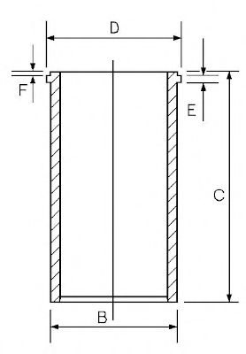 Manșon cilindric - GOETZE ENGINE