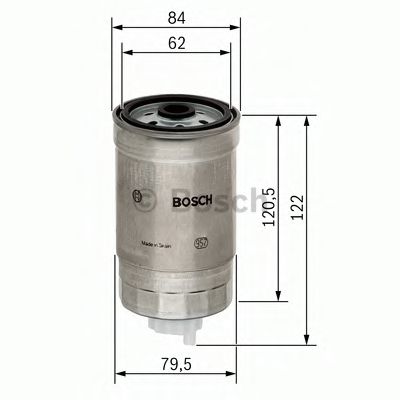 Filtru de combustibil - BOSCH
