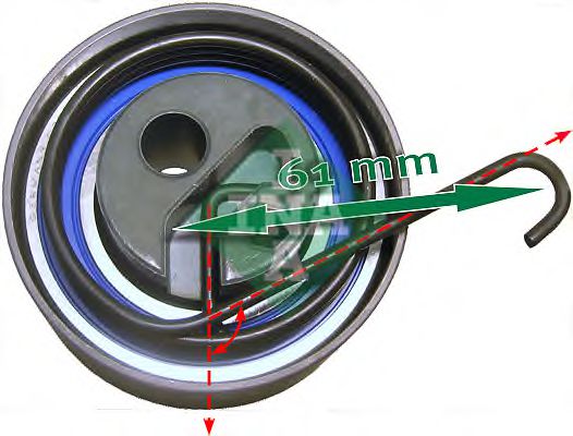 Fulie intinzator curea - INA