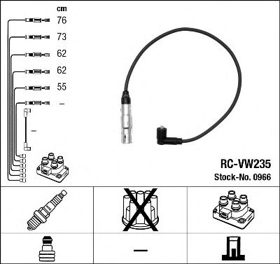 Kit cablu de aprindere - NGK