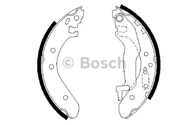 Set saboți de frână - BOSCH