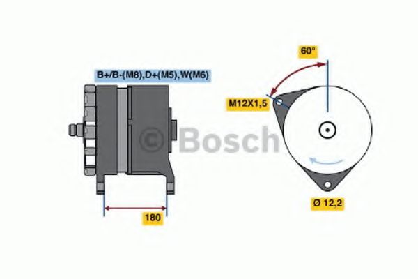 Alternator - BOSCH