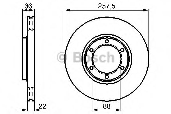 Disc de frana - BOSCH