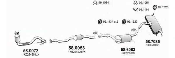 Tablă de picioare - DT SPARE PARTS