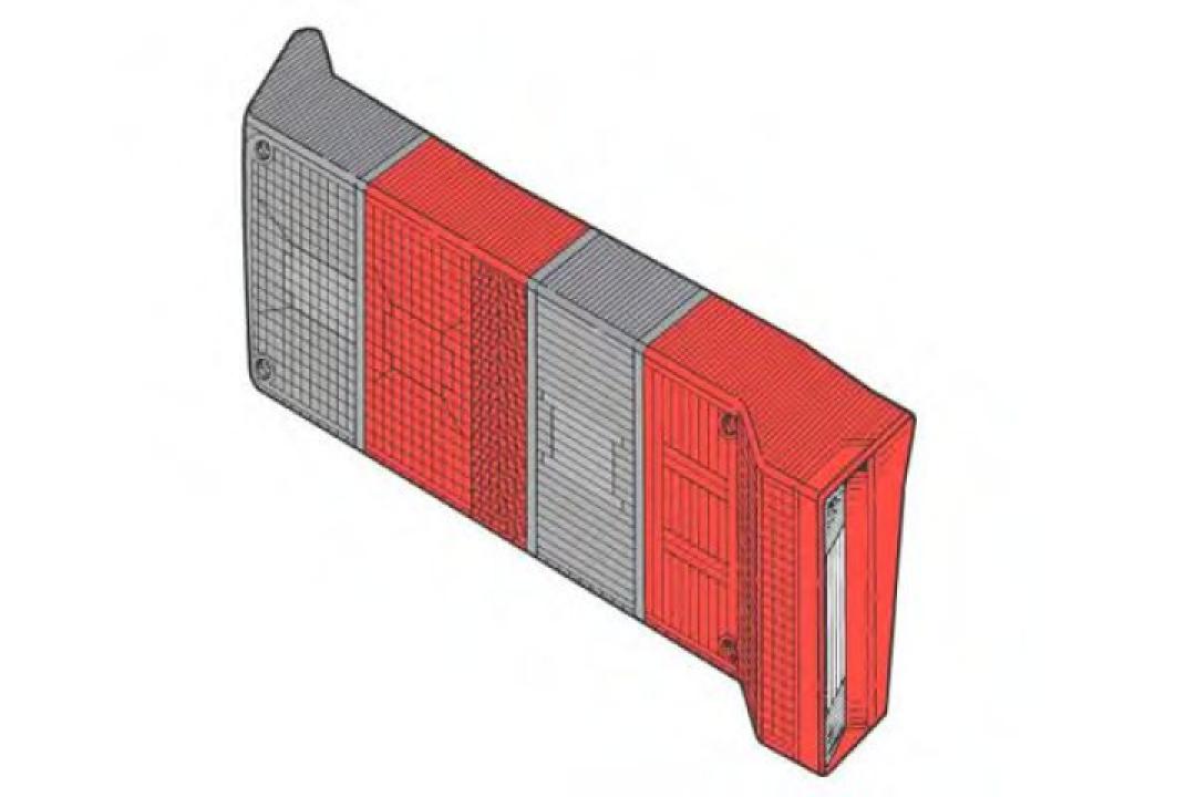 Dispersor, lampa spate