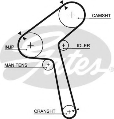 ATE Brake Pad Set, disc brake 12222963 - ATE