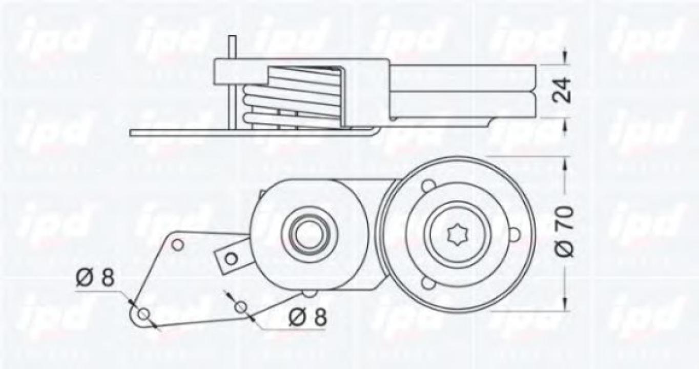 intinzator,curea transmisie