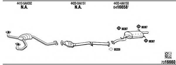 SKF Brake Pad Set, disc brake 12198534 - SKF