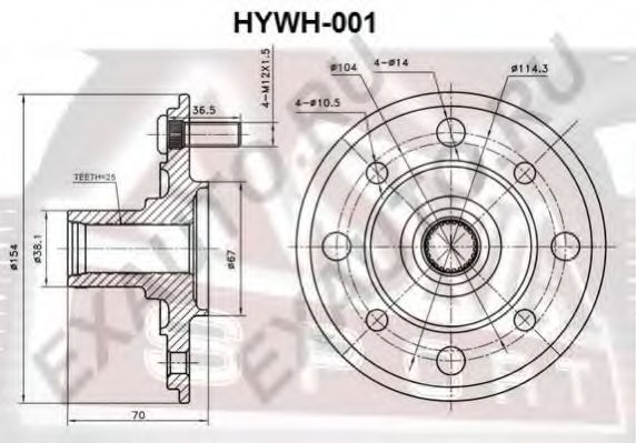 Disc frana - TRW